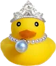 Christmas Duck: crown pearls