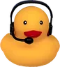 Christmas Duck: headset