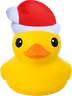 Christmas Duck: santa hat