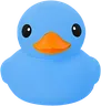 Christmas Duck: sky blue