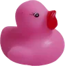 Christmas Duck: magenta