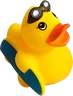 Costume Duck: snowboarder