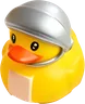 Costume Duck: silver helmet